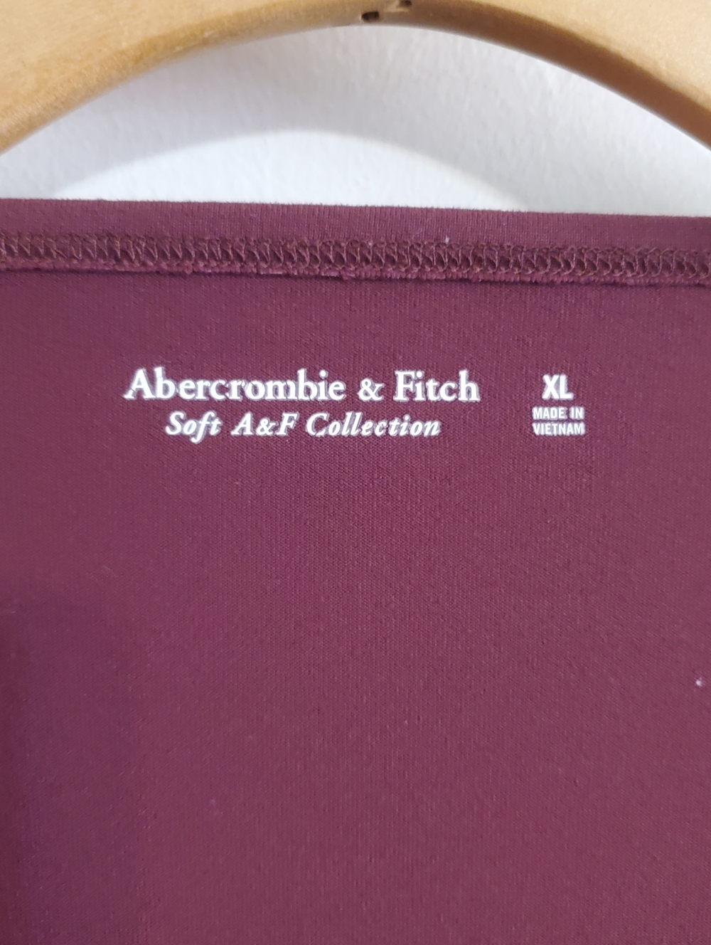 Abercrombie & Fitch Soft A&F Square neck Burgundy ‘corset’ BodySuit Size XL - Picture 8 of 10